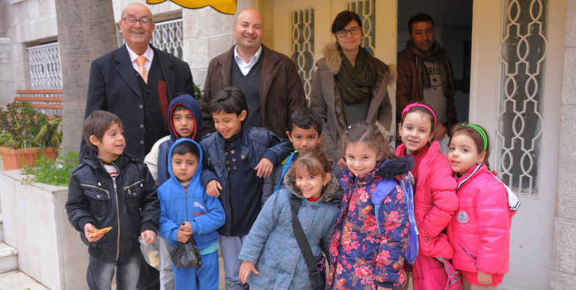 kindergarten Refugee training program Caritas Jordan Modern Language Center 2019