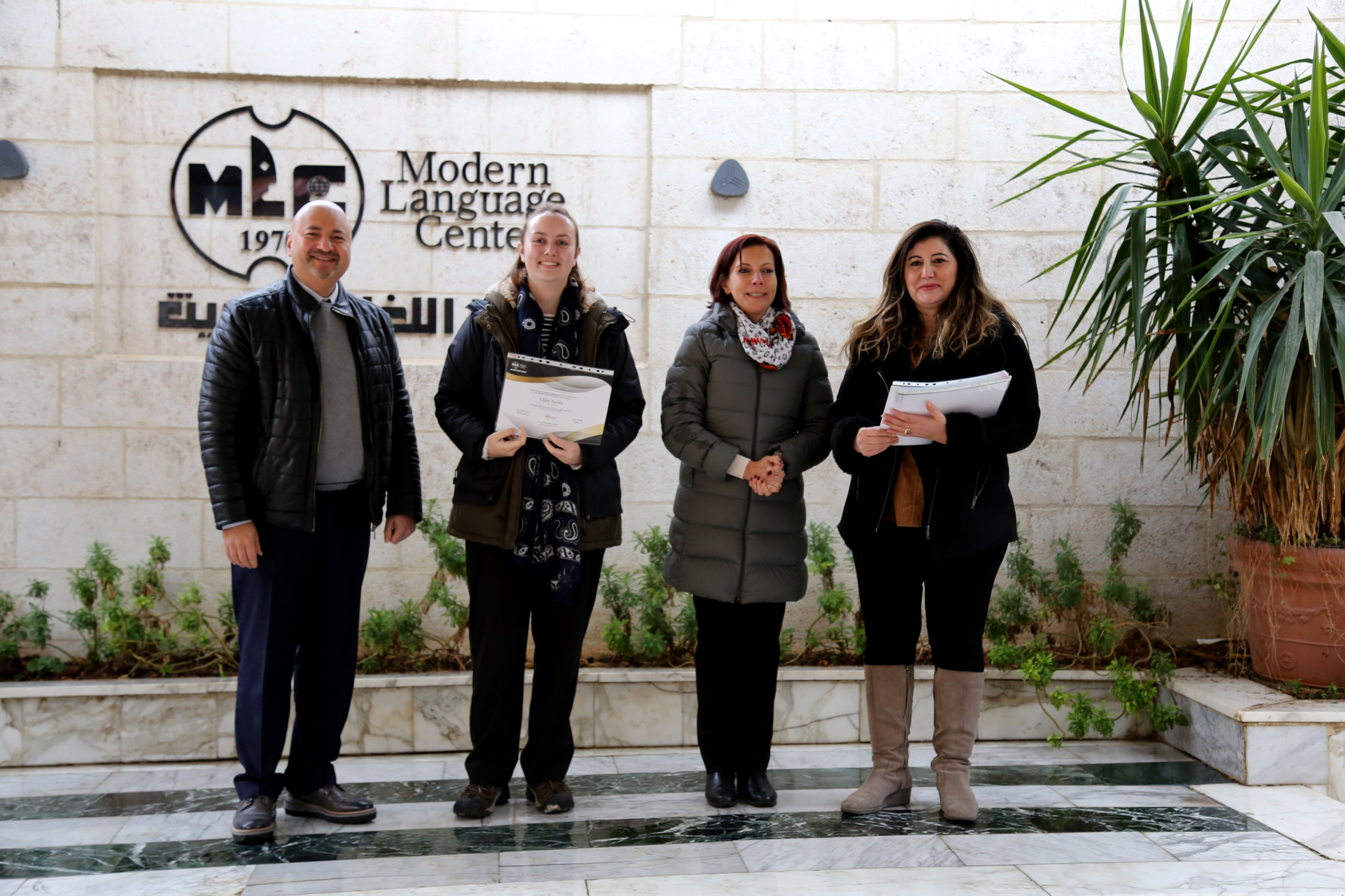 Australian National University Arabic Study Abroad Program at the Modern Language Center in Amman Jordan 2020 Mr. Faris Awad MLC Director