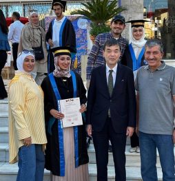 Graduation Ceremony for Students of the Japanese Language Proficiency Test (JLPT) at the Modern Language Center