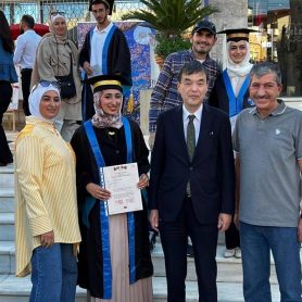 Graduation Ceremony for Students of the Japanese Language Proficiency Test (JLPT) at the Modern Language Center